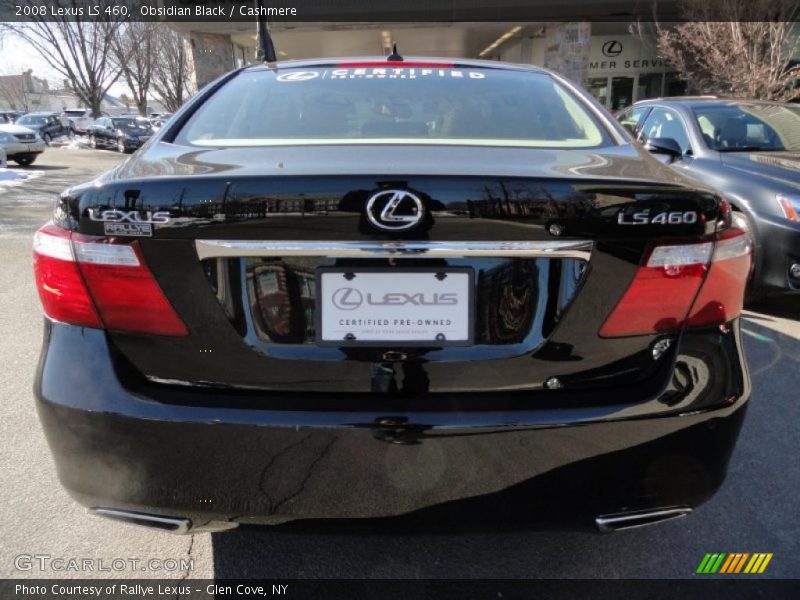 Obsidian Black / Cashmere 2008 Lexus LS 460
