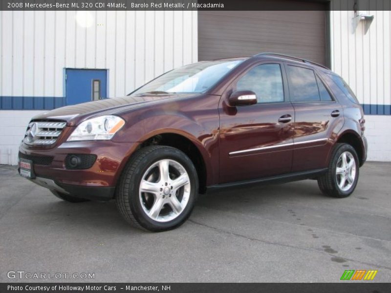 Barolo Red Metallic / Macadamia 2008 Mercedes-Benz ML 320 CDI 4Matic