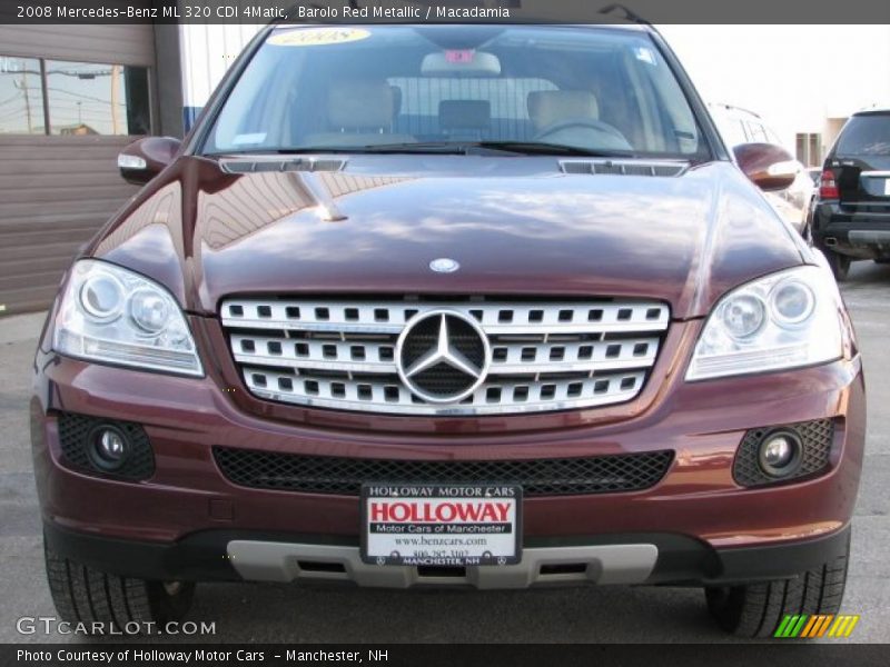 Barolo Red Metallic / Macadamia 2008 Mercedes-Benz ML 320 CDI 4Matic