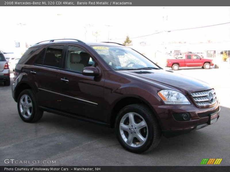 Barolo Red Metallic / Macadamia 2008 Mercedes-Benz ML 320 CDI 4Matic