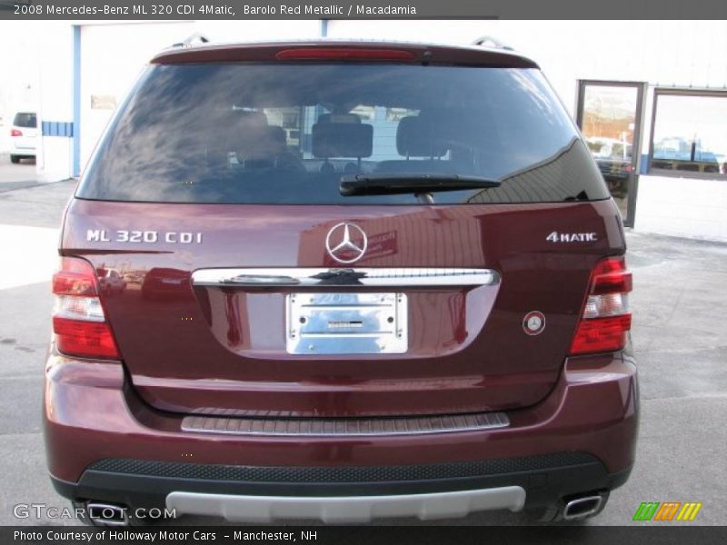 Barolo Red Metallic / Macadamia 2008 Mercedes-Benz ML 320 CDI 4Matic