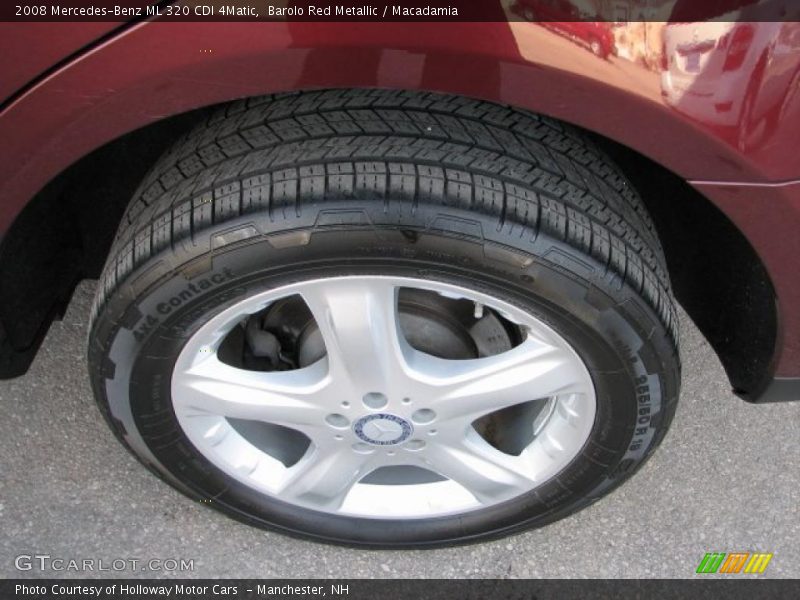 Barolo Red Metallic / Macadamia 2008 Mercedes-Benz ML 320 CDI 4Matic