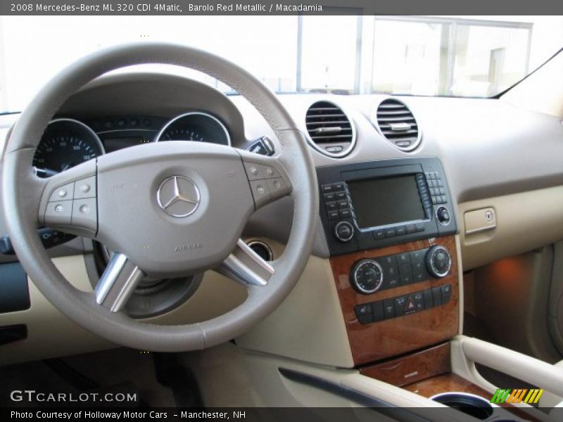 Barolo Red Metallic / Macadamia 2008 Mercedes-Benz ML 320 CDI 4Matic
