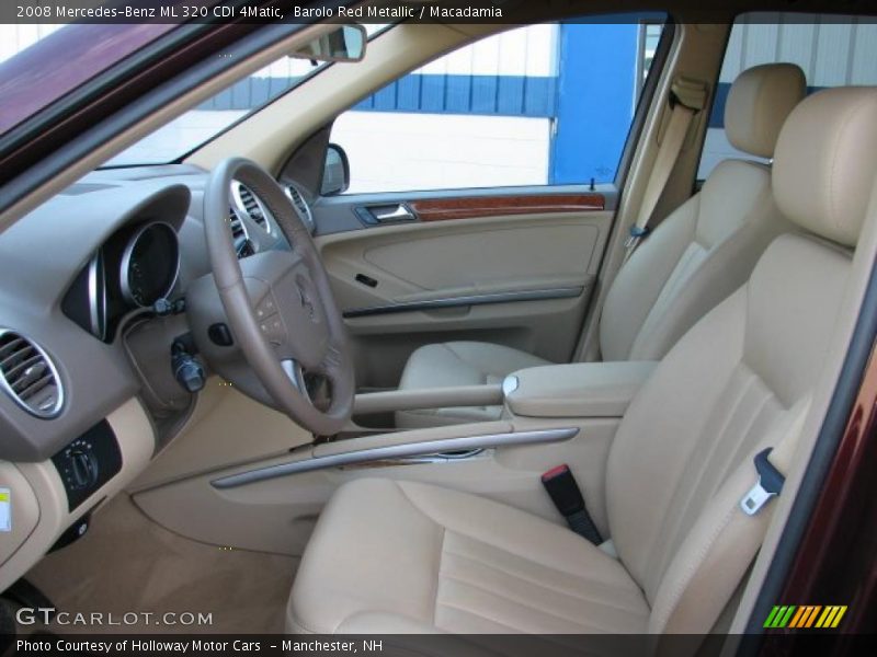 Barolo Red Metallic / Macadamia 2008 Mercedes-Benz ML 320 CDI 4Matic