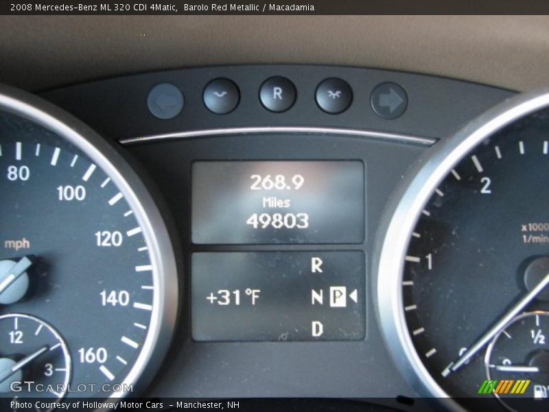 Barolo Red Metallic / Macadamia 2008 Mercedes-Benz ML 320 CDI 4Matic