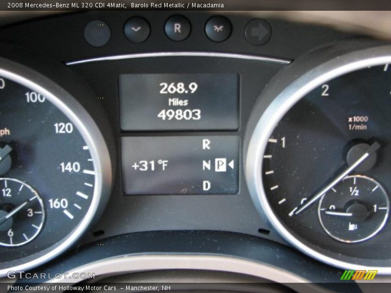 Barolo Red Metallic / Macadamia 2008 Mercedes-Benz ML 320 CDI 4Matic