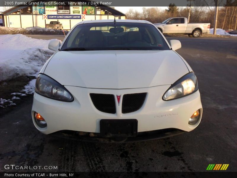 Ivory White / Dark Pewter 2005 Pontiac Grand Prix GT Sedan