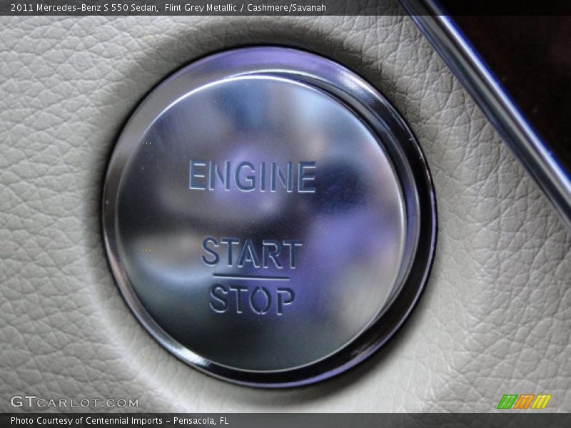 Flint Grey Metallic / Cashmere/Savanah 2011 Mercedes-Benz S 550 Sedan