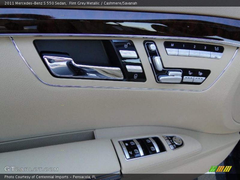 Flint Grey Metallic / Cashmere/Savanah 2011 Mercedes-Benz S 550 Sedan