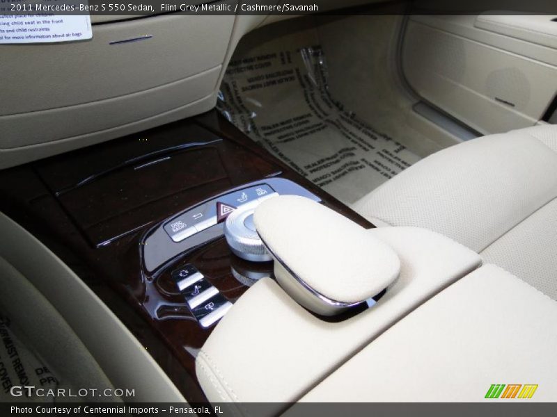 Flint Grey Metallic / Cashmere/Savanah 2011 Mercedes-Benz S 550 Sedan