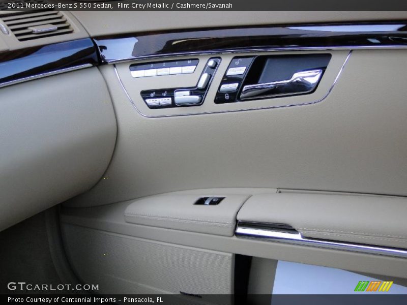 Flint Grey Metallic / Cashmere/Savanah 2011 Mercedes-Benz S 550 Sedan