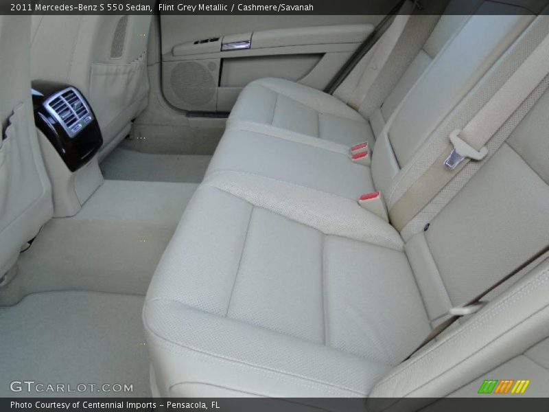 Flint Grey Metallic / Cashmere/Savanah 2011 Mercedes-Benz S 550 Sedan