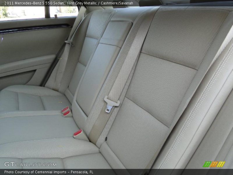 Flint Grey Metallic / Cashmere/Savanah 2011 Mercedes-Benz S 550 Sedan