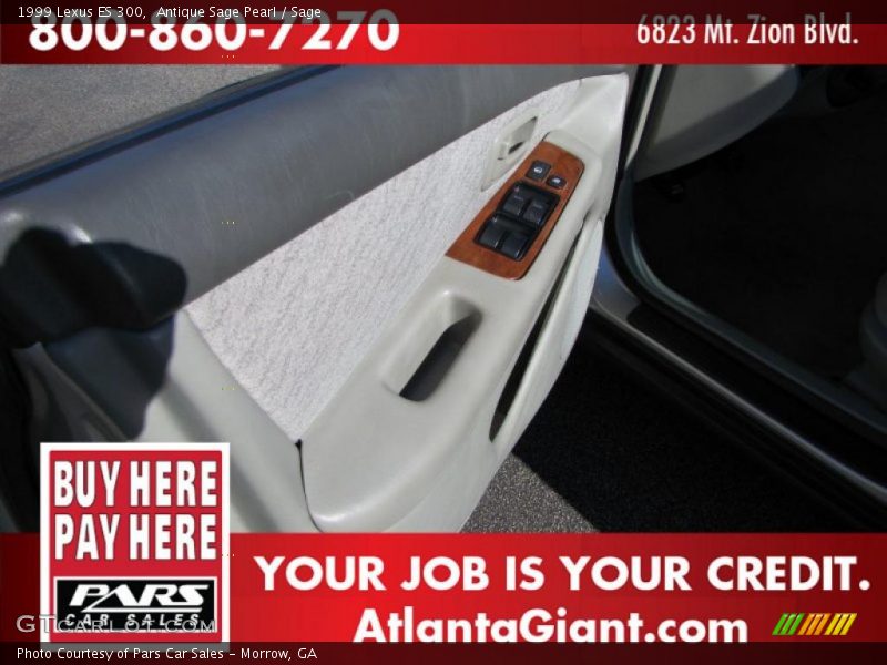 Antique Sage Pearl / Sage 1999 Lexus ES 300