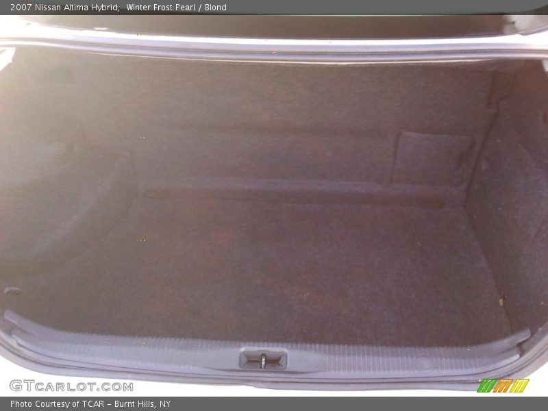 Winter Frost Pearl / Blond 2007 Nissan Altima Hybrid