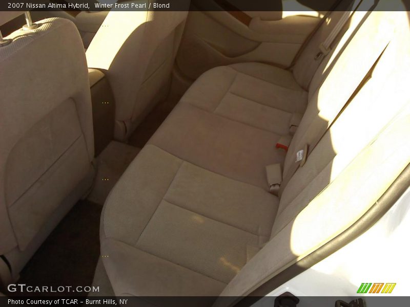 Winter Frost Pearl / Blond 2007 Nissan Altima Hybrid