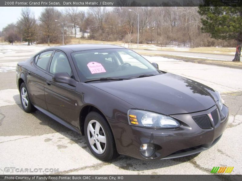 Dark Mocha Metallic / Ebony 2008 Pontiac Grand Prix Sedan