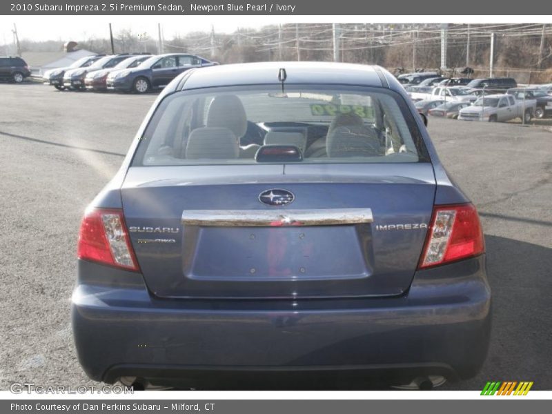 Newport Blue Pearl / Ivory 2010 Subaru Impreza 2.5i Premium Sedan