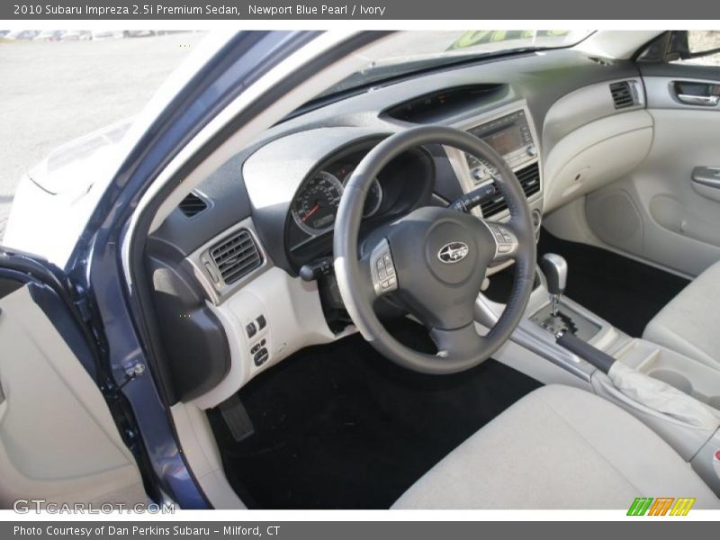  2010 Impreza 2.5i Premium Sedan Ivory Interior