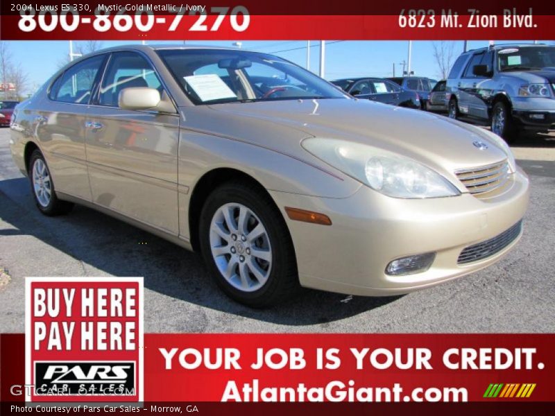 Mystic Gold Metallic / Ivory 2004 Lexus ES 330