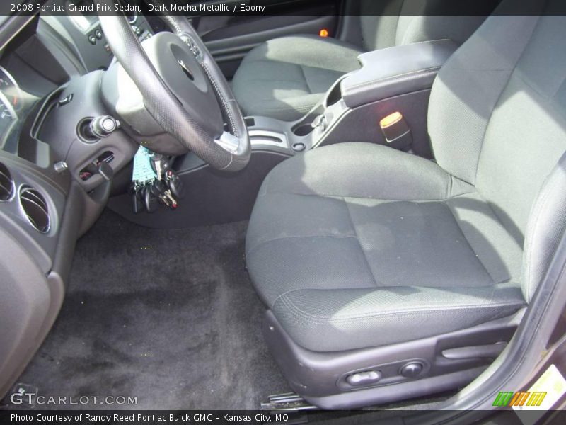 Dark Mocha Metallic / Ebony 2008 Pontiac Grand Prix Sedan