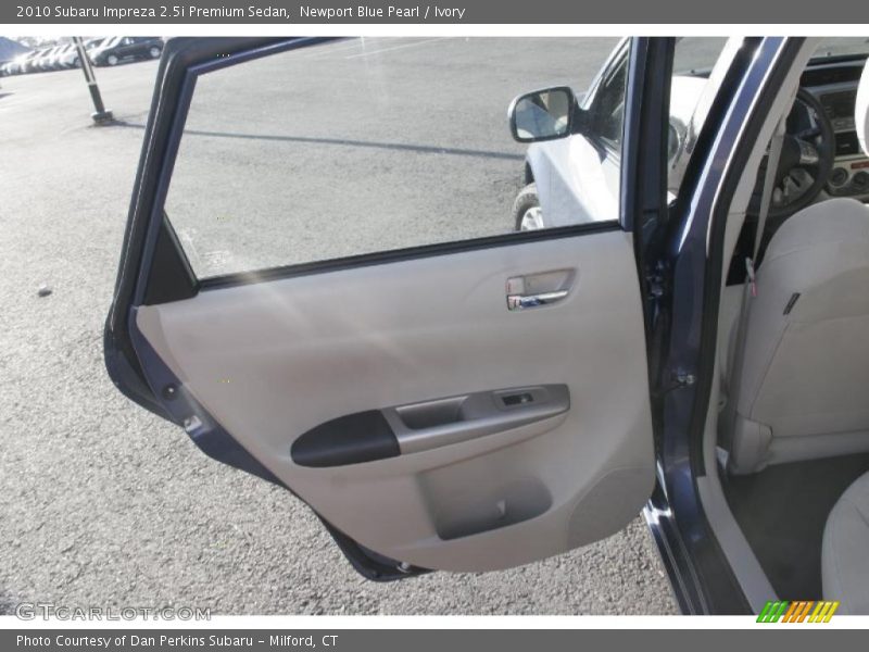 Newport Blue Pearl / Ivory 2010 Subaru Impreza 2.5i Premium Sedan