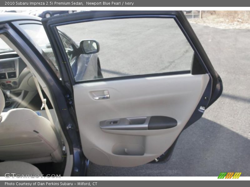 Newport Blue Pearl / Ivory 2010 Subaru Impreza 2.5i Premium Sedan