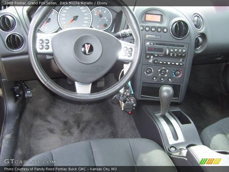 Dark Mocha Metallic / Ebony 2008 Pontiac Grand Prix Sedan