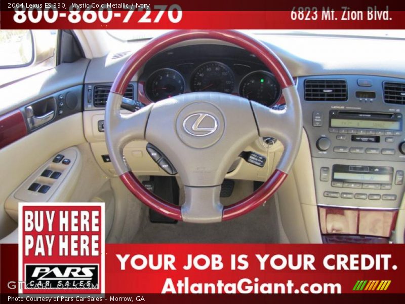 Mystic Gold Metallic / Ivory 2004 Lexus ES 330