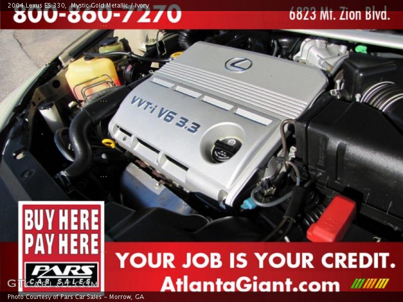 Mystic Gold Metallic / Ivory 2004 Lexus ES 330