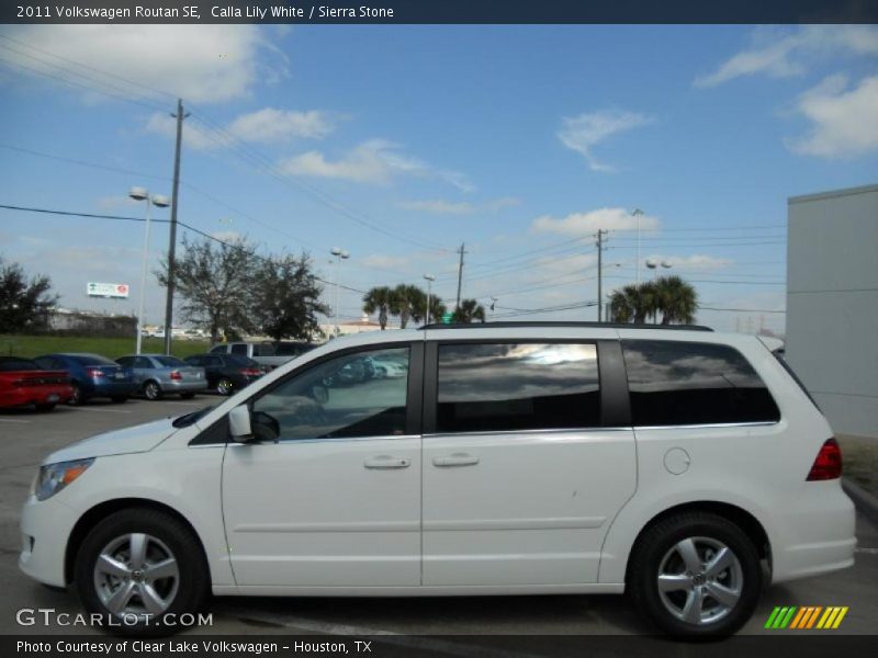 Calla Lily White / Sierra Stone 2011 Volkswagen Routan SE