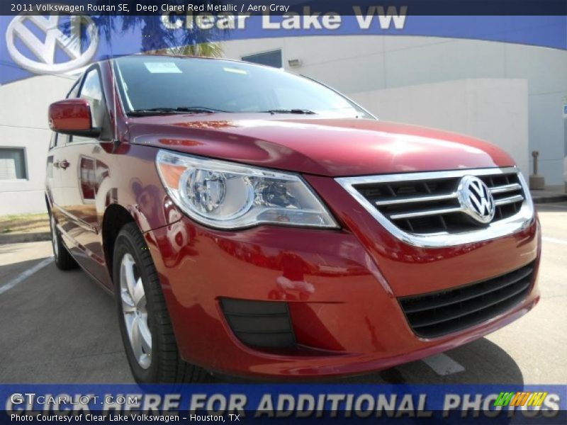 Deep Claret Red Metallic / Aero Gray 2011 Volkswagen Routan SE