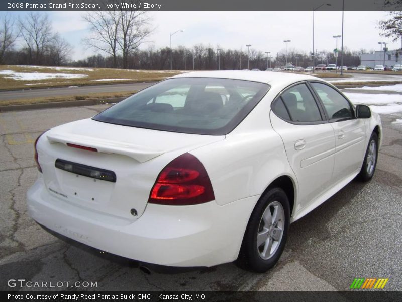 Ivory White / Ebony 2008 Pontiac Grand Prix Sedan