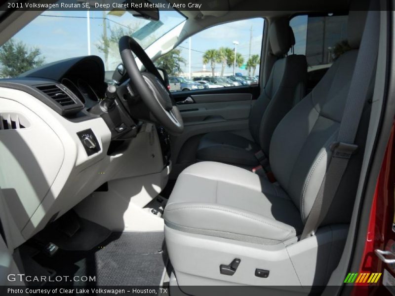 Deep Claret Red Metallic / Aero Gray 2011 Volkswagen Routan SE