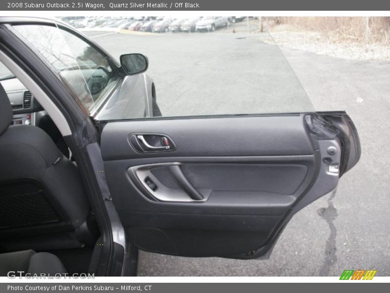 Quartz Silver Metallic / Off Black 2008 Subaru Outback 2.5i Wagon