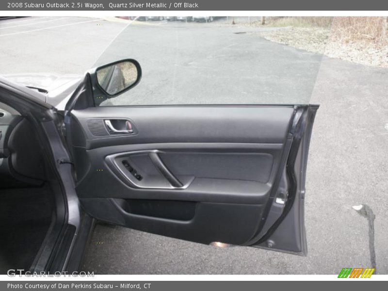Quartz Silver Metallic / Off Black 2008 Subaru Outback 2.5i Wagon