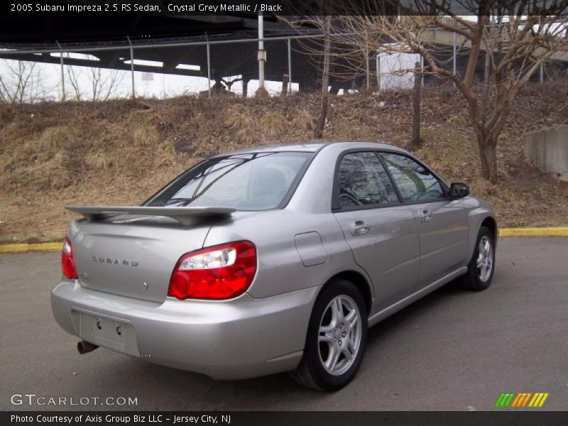 Crystal Grey Metallic / Black 2005 Subaru Impreza 2.5 RS Sedan