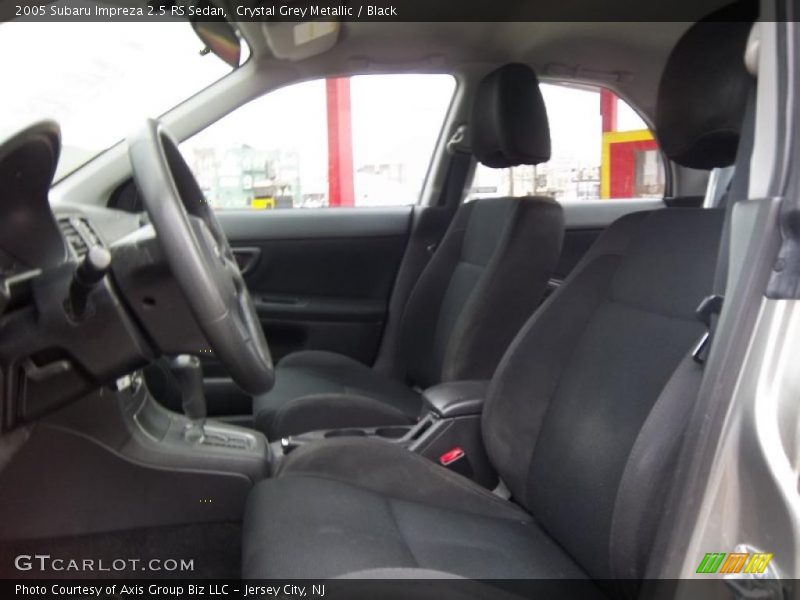 Crystal Grey Metallic / Black 2005 Subaru Impreza 2.5 RS Sedan