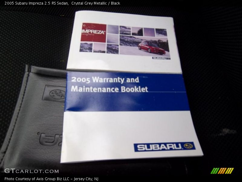 Crystal Grey Metallic / Black 2005 Subaru Impreza 2.5 RS Sedan