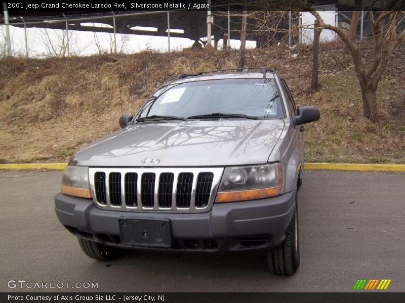 Silverstone Metallic / Agate 2001 Jeep Grand Cherokee Laredo 4x4