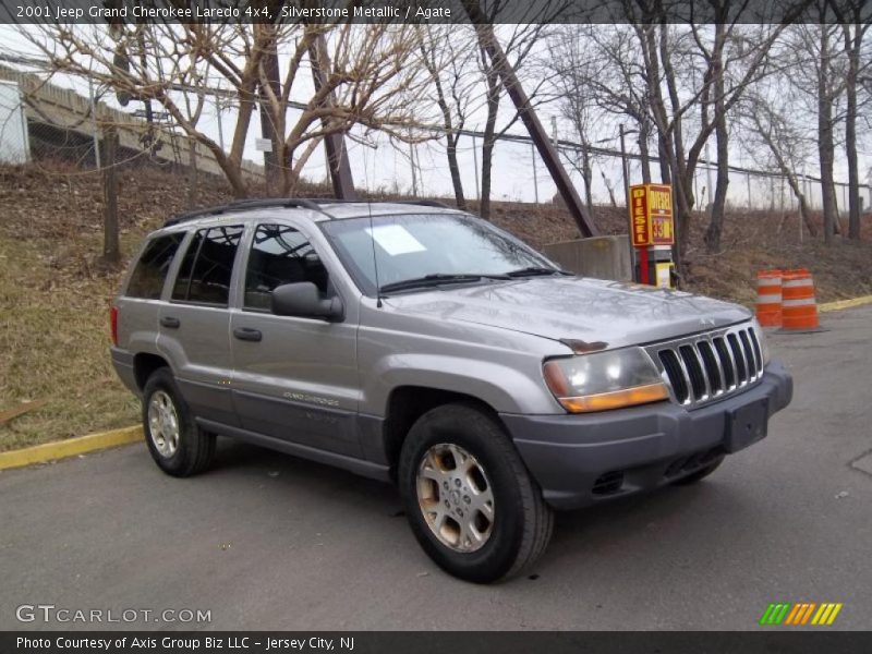 Silverstone Metallic / Agate 2001 Jeep Grand Cherokee Laredo 4x4