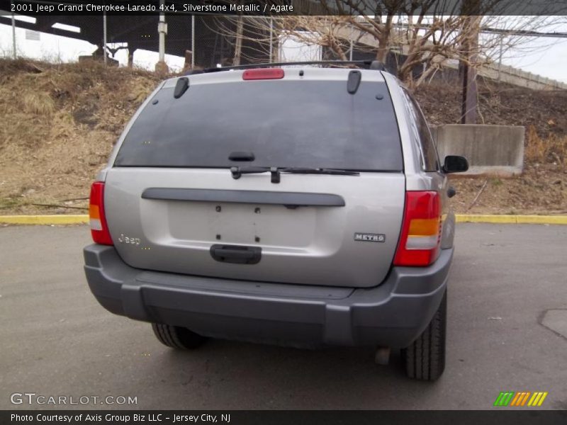 Silverstone Metallic / Agate 2001 Jeep Grand Cherokee Laredo 4x4