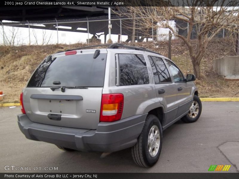 Silverstone Metallic / Agate 2001 Jeep Grand Cherokee Laredo 4x4