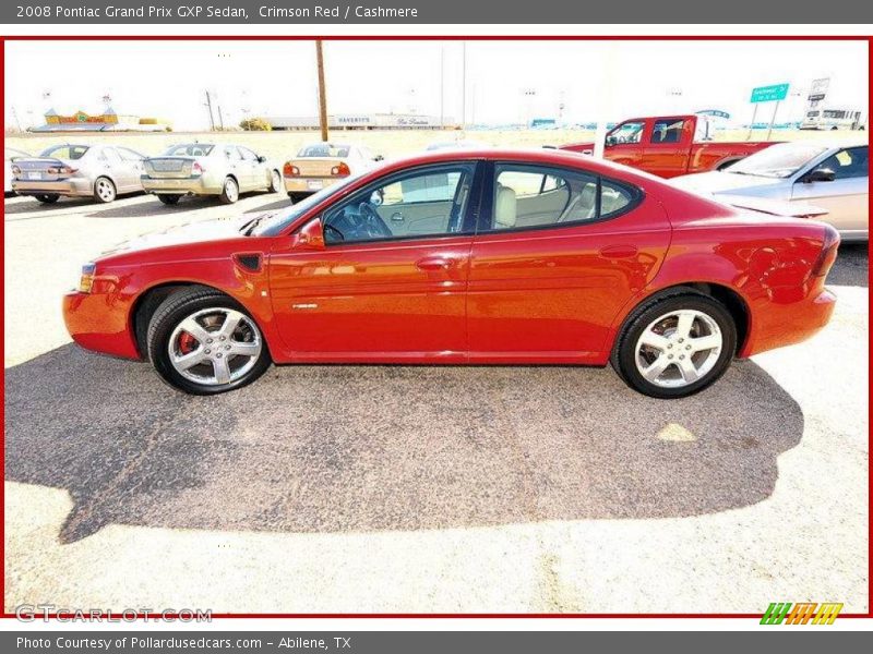 Crimson Red / Cashmere 2008 Pontiac Grand Prix GXP Sedan