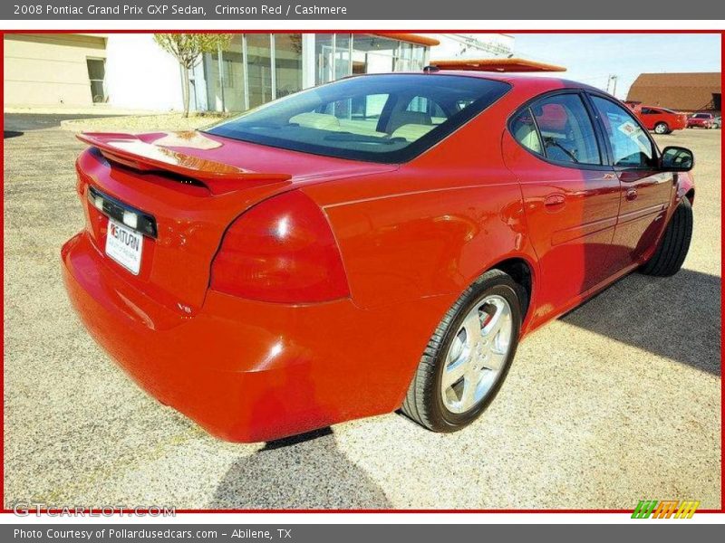 Crimson Red / Cashmere 2008 Pontiac Grand Prix GXP Sedan