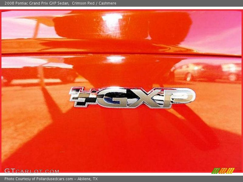Crimson Red / Cashmere 2008 Pontiac Grand Prix GXP Sedan