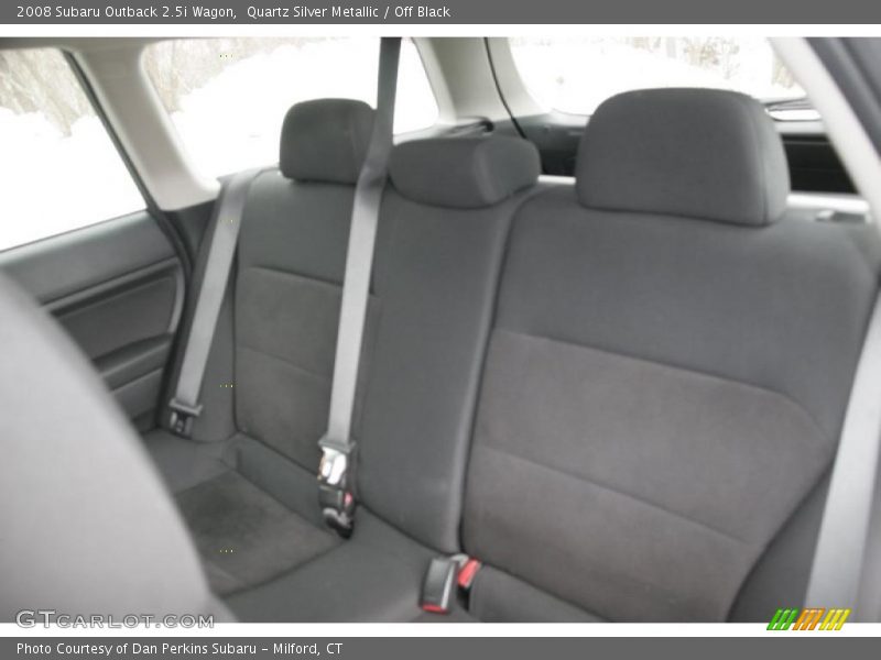 Quartz Silver Metallic / Off Black 2008 Subaru Outback 2.5i Wagon