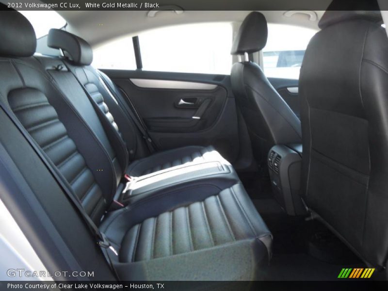 White Gold Metallic / Black 2012 Volkswagen CC Lux