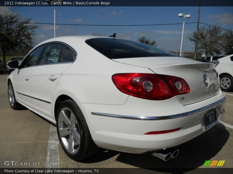 Candy White / Black/Cornsilk Beige 2012 Volkswagen CC Lux