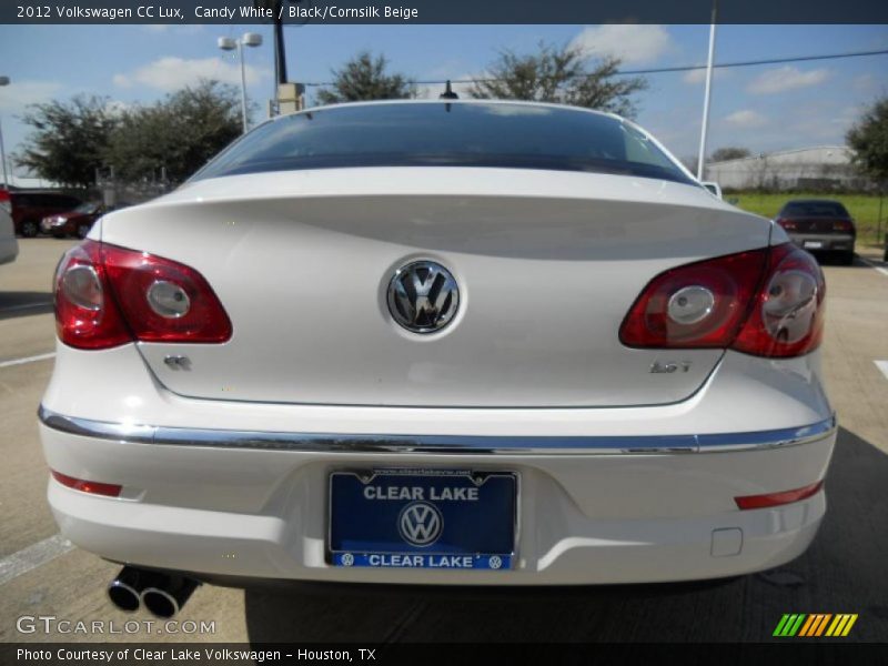 Candy White / Black/Cornsilk Beige 2012 Volkswagen CC Lux